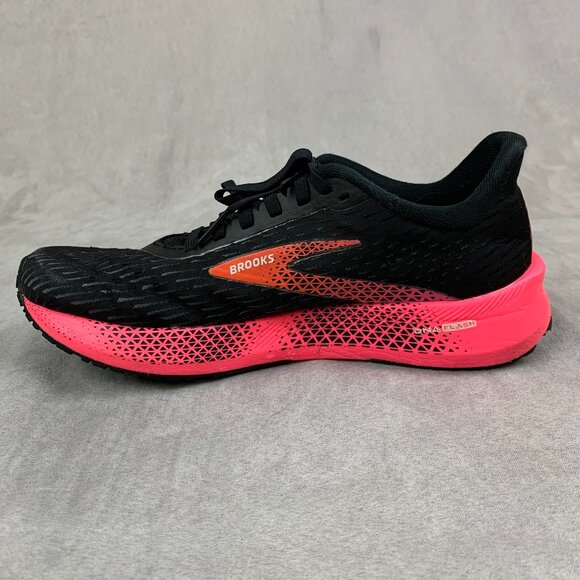 Brooks Womens Shoes Size 7.5 B Pink Black Hyperion Tempo Running 1203281B086 - Picture 5 of 10